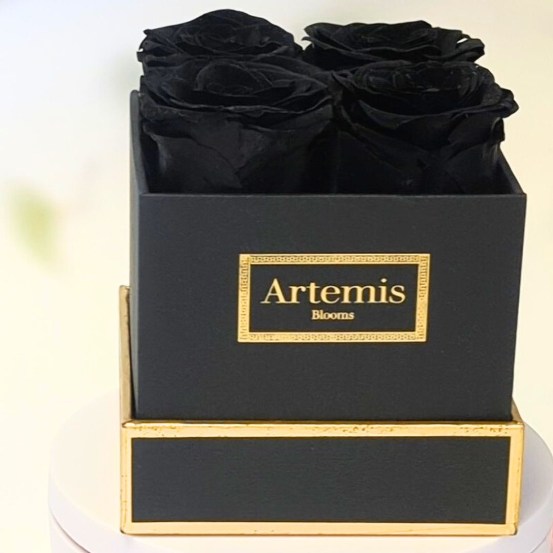 Box of Four Preserved Roses